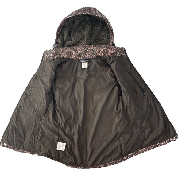 Patagonia Women’s W’s Down With It Vest Goose Down Puffer S Brown Zip Up Hood - Picture 13 of 14